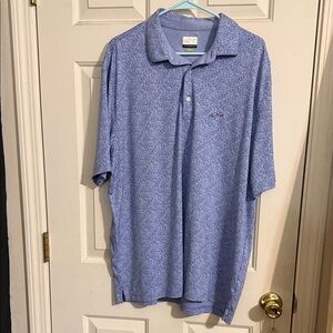 Blue Patterned Men's Shirt